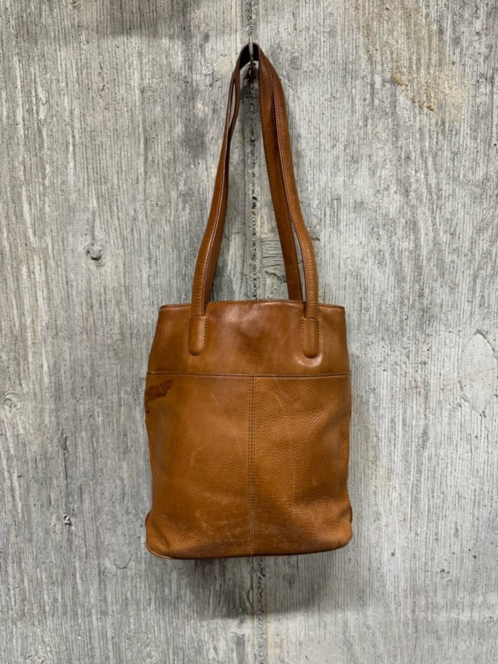 Vintage Wilson Leather Cognac Brown Leather Shoulder Bag